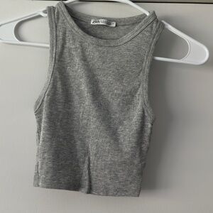 Zara Women's Grey tank